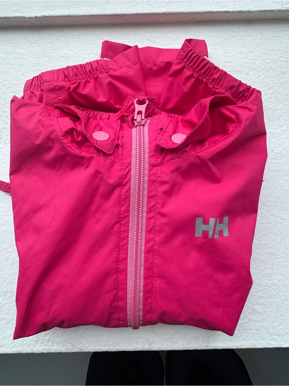 Helly Hansen Kids Hot Pink Rain Jacket